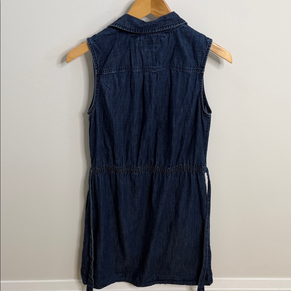 Tommy Hilfiger Navy Sleeveless Denim Mini Dress medium - Picture 5 of 11